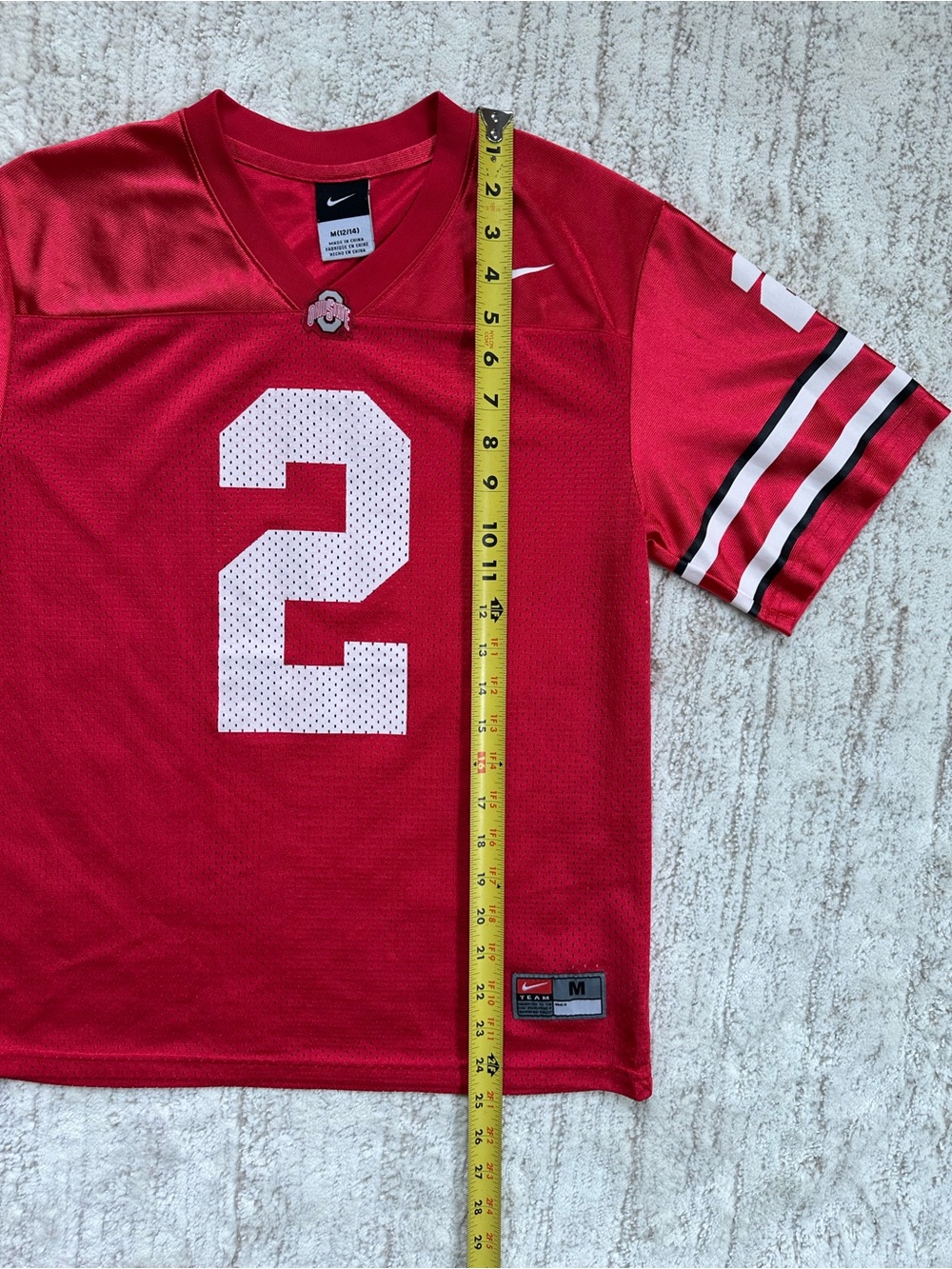 Nike Ohio State Buckeyes #2 Football Jersey Youth Kids Medium (12/14) - Picture 7 of 8